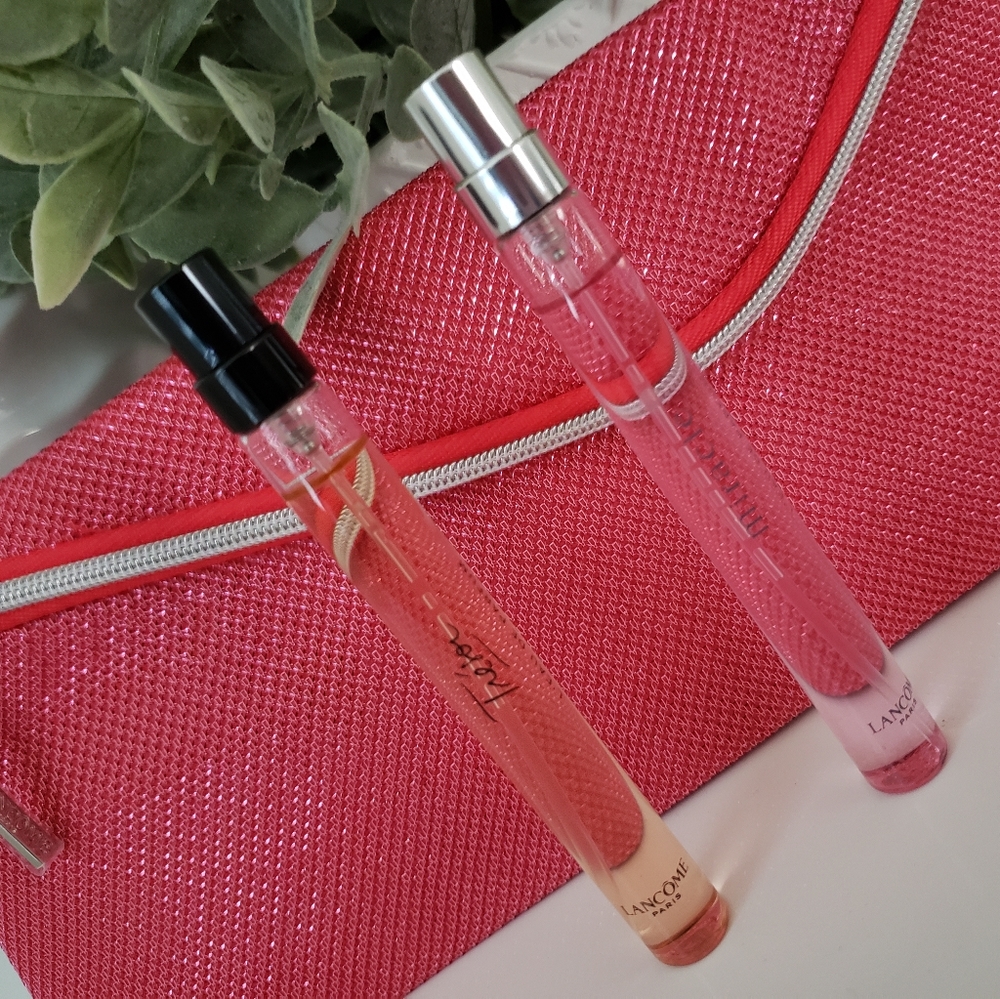 NWT Tresor/ Miracle purse spray with makeup bag